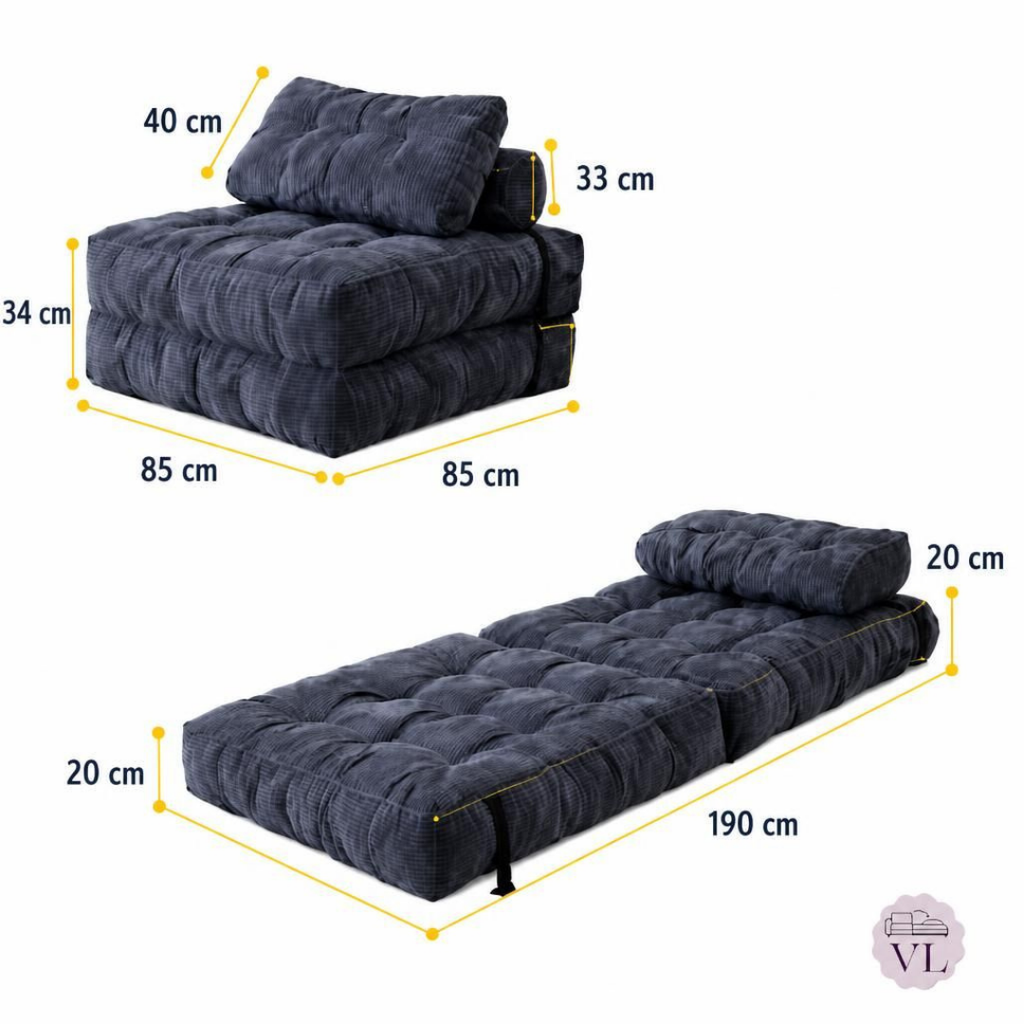 VersaLounge Foldable Sofa